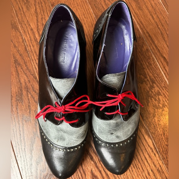 ALTURA SIE7E sz 7 High End Mexican artisan leather high heel unique shoe-booties - Picture 5 of 12